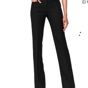 LOFT Elegant Black Boot Cut Pants